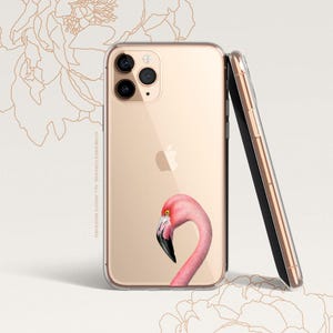 iPhone 16 Case iPhone 15 Case iPhone 14 Case iPhone 13 Case iPhone 12 Case Flamingo iPhone 11 Pro Case Clear Rubber Case U86