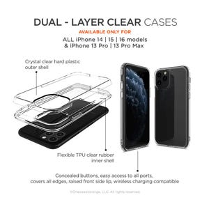a diagram of the dual layer case for the iphone 11
