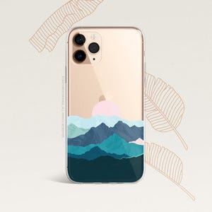 iPhone 16 Case iPhone 15 Case iPhone 14 Case iPhone 13 Case iPhone 12 Case Mountain iPhone 11 Pro Case Clear Rubber Case U353