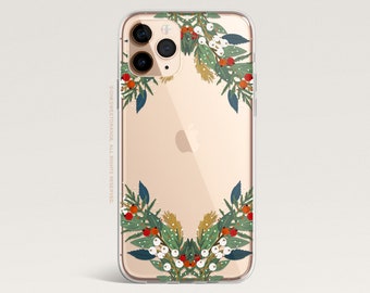 iPhone 15 Case iPhone 14 Case iPhone 13 Case iPhone 12 Case Wreath iPhone 11 Pro Case Clear Rubber iPhone 11 Pro Max Case     H27