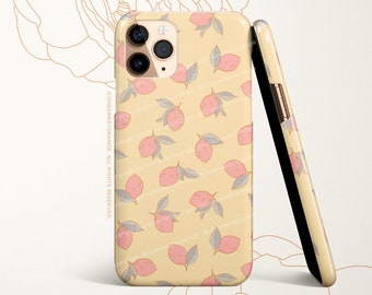 iPhone 16 Case iPhone 15 iPhone 14 Case iPhone 12 Case Pink Lemons iPhone 11 Pro Case iPhone 11 Pro Max Case  iPhone XS Max Case I37