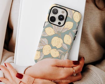 iPhone 16 Case iPhone 15 iPhone 14 Case iPhone 12 Case Lemons iPhone 11 Pro Case iPhone 11 Pro Max Case  iPhone XS Max Case T50B