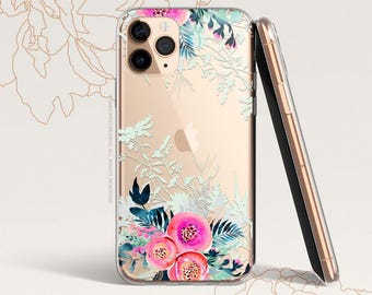iPhone 16 Case iPhone 15 Case iPhone 14 Case iPhone 13 Case iPhone 12 Case Floral iPhone 11 Pro Case Clear Rubber Case U51