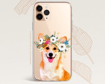 iPhone 15 Case iPhone 14 Case iPhone 13 Case iPhone 12 Case Corgi iPhone 11 Pro Case Clear Rubber iPhone 11 Pro Max Case     U382