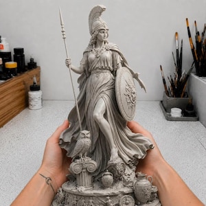 Greek Goddess Athena Sticker, Ancient Greece Sticker, Greek Mythology Sticker, Greek Deity Sticker, Greek Mythology Gifts, Athena Decal