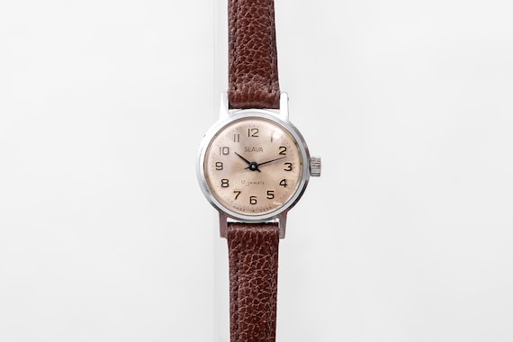 Slava ladies watch,soviet ladies watch,classic wom