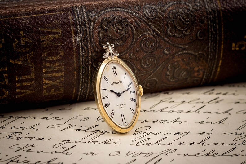 Seiko Watch Pendantgold Pendant Watchseiko - Vintage Seiko Pendant Watch Seiko Watch Pendantgold Pendant Watchseiko - Vintage Seiko Pendant Watch