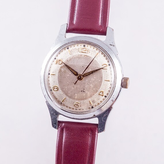 edel Herrenuhr, Barolux Uhr, Schweizer Herren Uhr, mechanische Herrenuhr, Vintage Herrenuhr 50er Jahre, Leder Herrenuhr, echte Vintage Uhren edel Herrenuhr, Barolux Uhr, Schweizer Herren Uhr, mechanische Herrenuhr, Vintage Herrenuhr 50er Jahre, Leder Herrenuhr, echte Vintage Uhren
