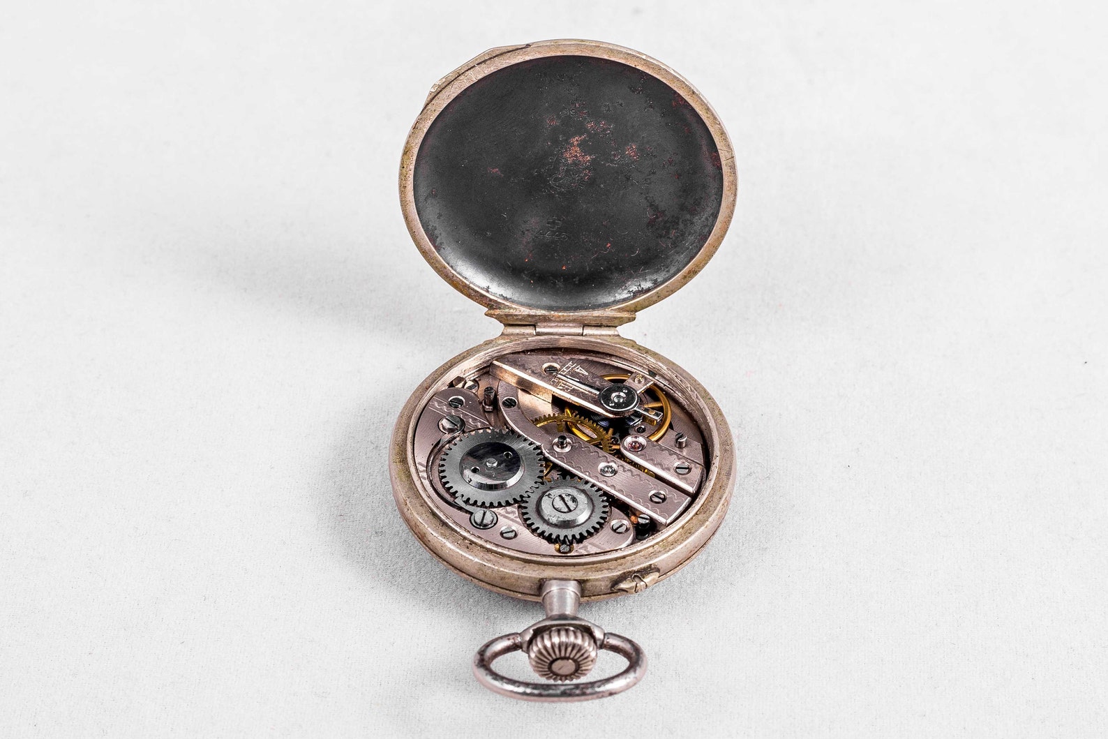 Swiss Pocket Watchiron Pocket Watchclassic Watchantique Etsy