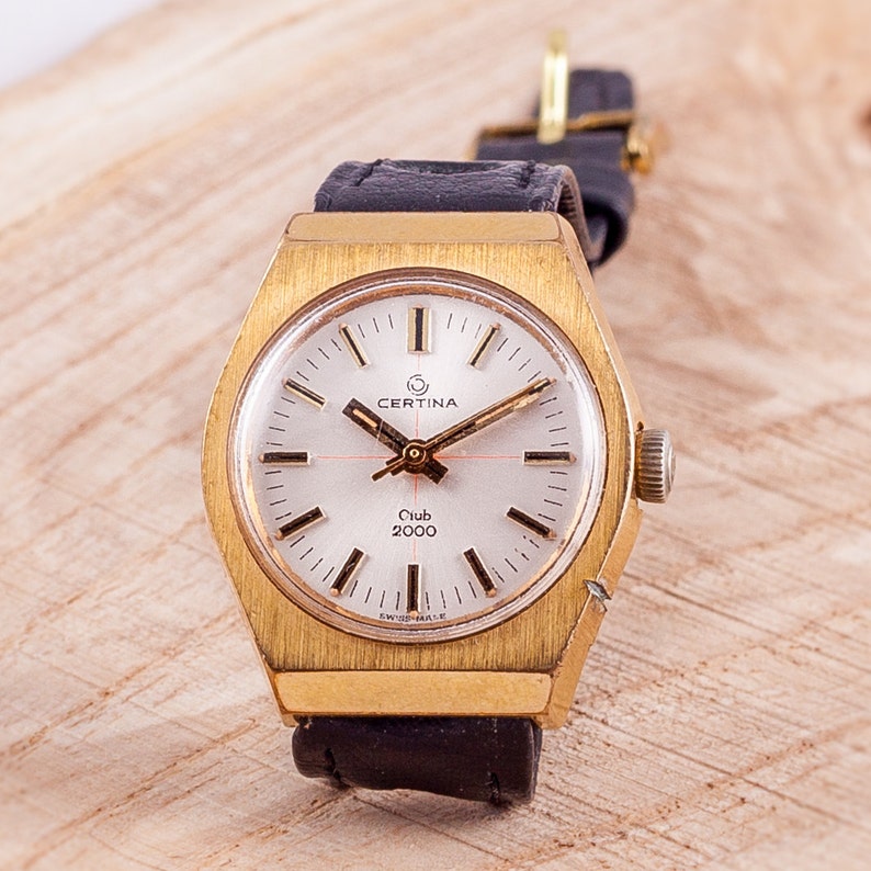 Certina Ladies Watch Gold Ladies Watch Vintage Women Watch Etsy
