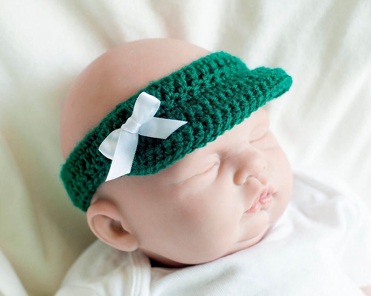 Baby Golf Visor Crochet Golf Hat Knit 
