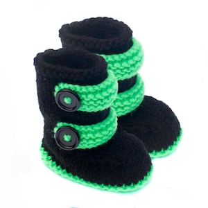 KNITTING PATTERN PDF Preemie, Newborn, 0-3 Months, Baby Racing Motocross, Motor Sports Boots, Race Car, Motocross Button Bands Booties Motox
