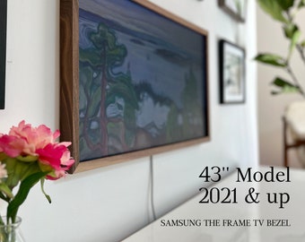 Samsung Frame TV Handmade Real Wood Bezel - 43'' Model