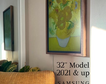 Samsung Frame TV Handmade Real Wood Bezel - 32&#39;&#39; Model