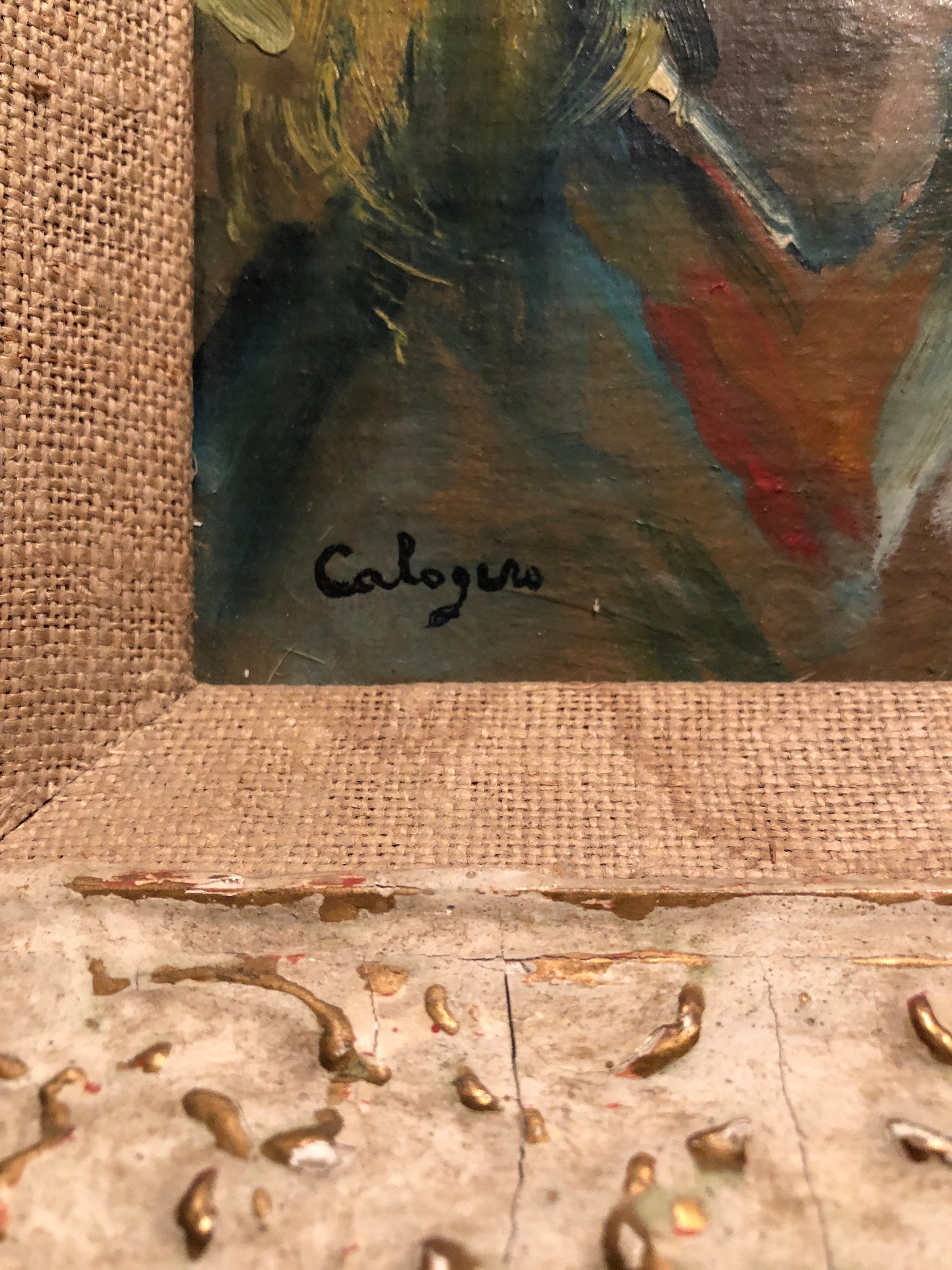 Jean Calogero Oil Painting Ca 1950-1960 Measures 14x12 Original anik - Etsy