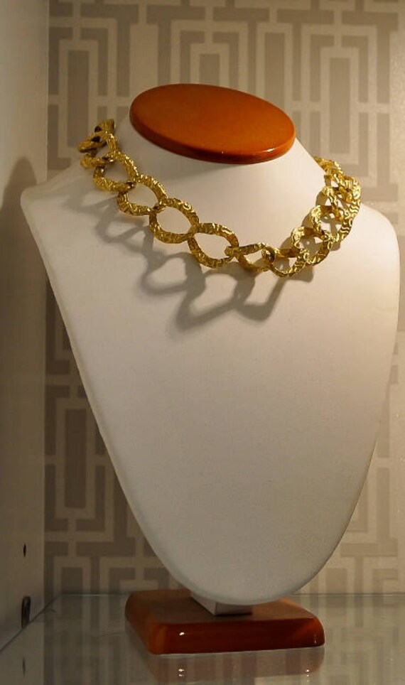 vintage mid century modern gold chain