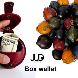 Leder Geldbeutel - Kugelform Leder Geldbörse SALE Leder Clutch - Leder Beutel - Geldbörse aus Leder - Clutch Portemonnaie Frauen Geldbeutel - Münzgeldbörse