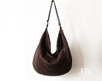 Small Ear Shape Nappa Leather Fashion Handbag