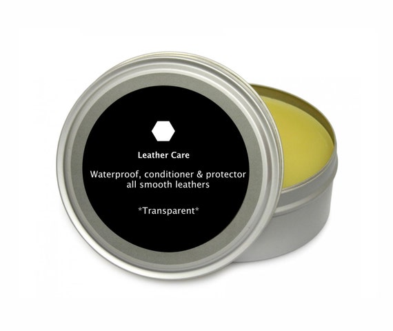 Transparent LEATHER CARE Natural Leather Conditioner Leather Balm Leather  Oil Leather Wax Leather Preservative Handmade Balm Leather Care 