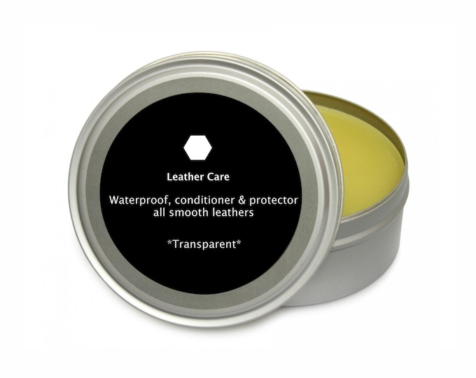 Transparent LEATHER CARE Natural leather conditioner leather balm leather oil leather wax leather preservative handmade balm leather care