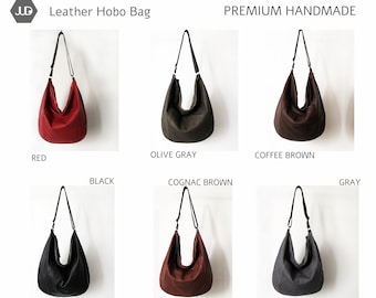 Leather bag women Black leather bag - hobo leather bag - leather purse SALE soft leather oversize bag crossbody bag leather shoulder bag