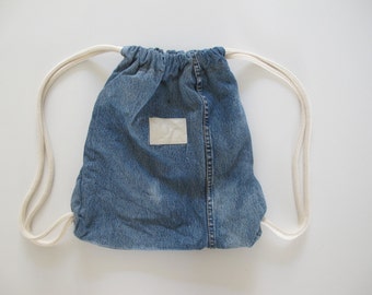 Mochila con online vaqueros viejos