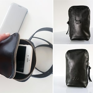 3in1 mini Crossbody bag Leder Handytasche Crossbody Handytasche Handytasche Crossbody Damen kleine Crossbody Leder Geldbörse Geschenk für ihre Leder Gürteltasche