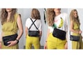 3in1 convertible leather bag women woven black leather clutch- soft leather crossbody purse small leather backpack large leather wristlet product logo