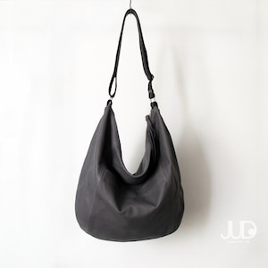 grey leather handbag sale