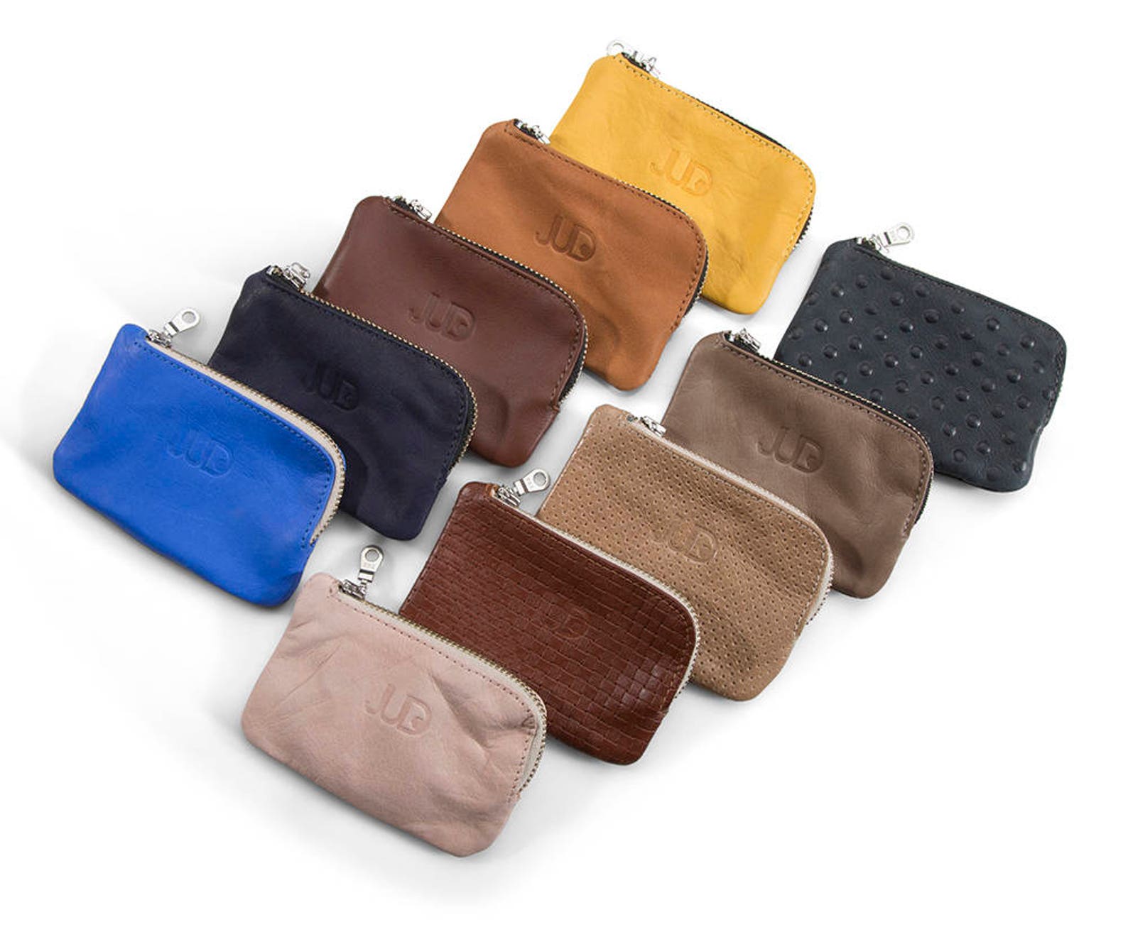 Small Leather Zipper Purse Leather Key Organizer Leather Etsy