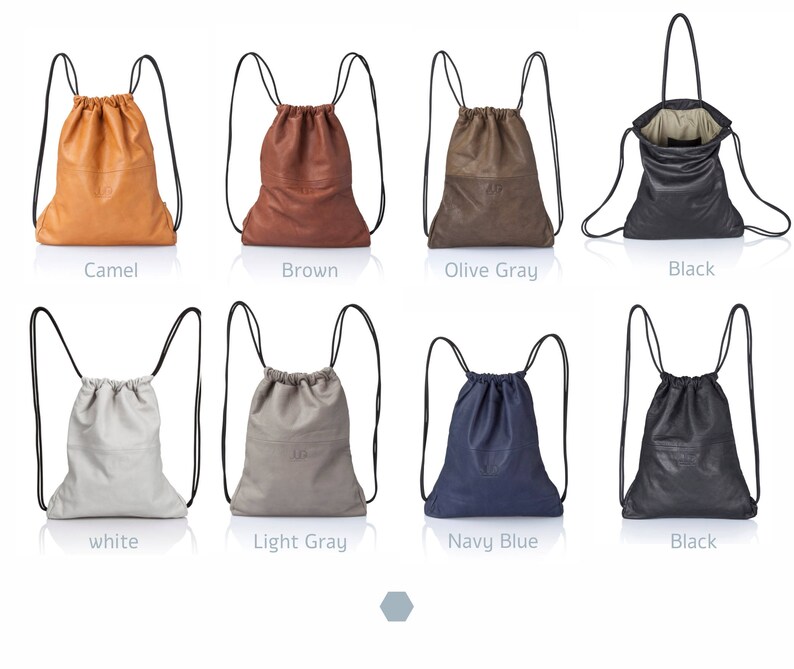 ck leather backpack