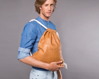 【極美品】いたがき鞄　リュックサック　オールレザー　巾着　ブラウン　男女兼用 il_340x270.5221783251_c742.jpg