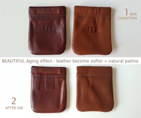 Leather coin 2024 purse for sale