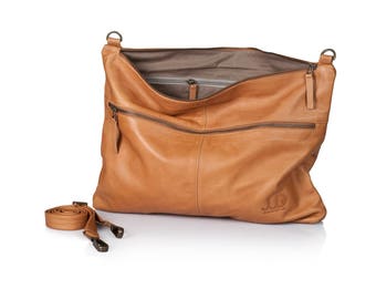 Camel brown soft leather bag women soft leather messenger bag SALE leather shoulder bag women leather crossbody bag minimalleather hobo bag