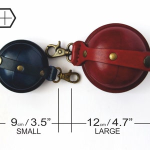 Rote Kugel Leder Geldbörse Kugelform Leder Geldbörse SALE Clutch Geldbörse mit Riemen Münzbeutel Mini Leder Geldbörse einzigartiges Geschenk Münze Geldbeutel