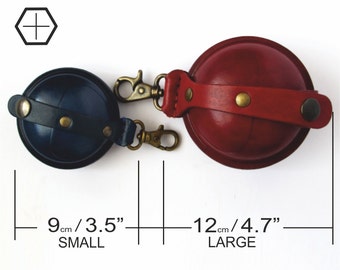 Red ball leather wallet ball shape leather purse SALE clutch purse with strap coin pouch mini  leather coin purse unique gift coin purses