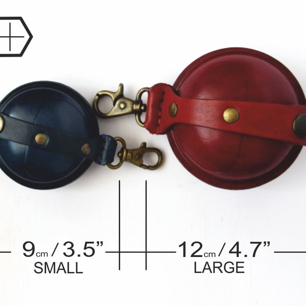 Red ball leather wallet ball shape leather purse SALE clutch purse with strap coin pouch mini  leather coin purse unique gift coin purses