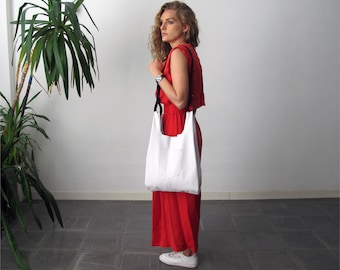 Leather bag white leather bag women leather tote SALE leather shoulder bag- leather handbag leather purse- leather bag- leather hobo bag