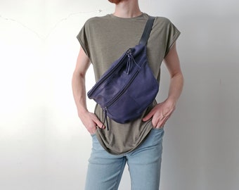 chiiiibag♡Shrink Leather Waist Bag