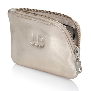 Piccola borsa in pelle con cerniera - organizer per chiavi in pelle - portachiavi in pelle - portafoglio tascabile in pelle - portachiavi in pelle - regalo in pelle per papà,