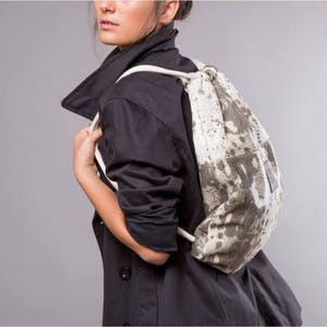 Python Leder Rucksack Geldbörse Multi-Wege-Leder zurück Tasche SALE Leder Kordelzug Tote Rucksack Handtasche für Laptop Ledertasche Frauen Rucksack