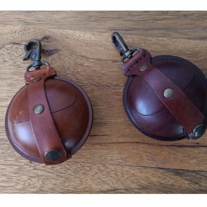 Portafoglio in pelle a forma di palla VENDITA borsa per il cambio in pelle da donna portafoglio pochette in pelle - custodia per auricolari - pochette per soldi donna mini borsa - portamonete