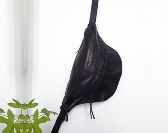 chiiiibag♡Shrink Leather Waist Bag