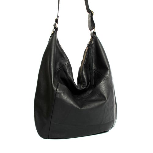 Artistiek perspectief resultaat Black Leather Hobo Bag Women Crossbody Leather Purse SALE - Etsy