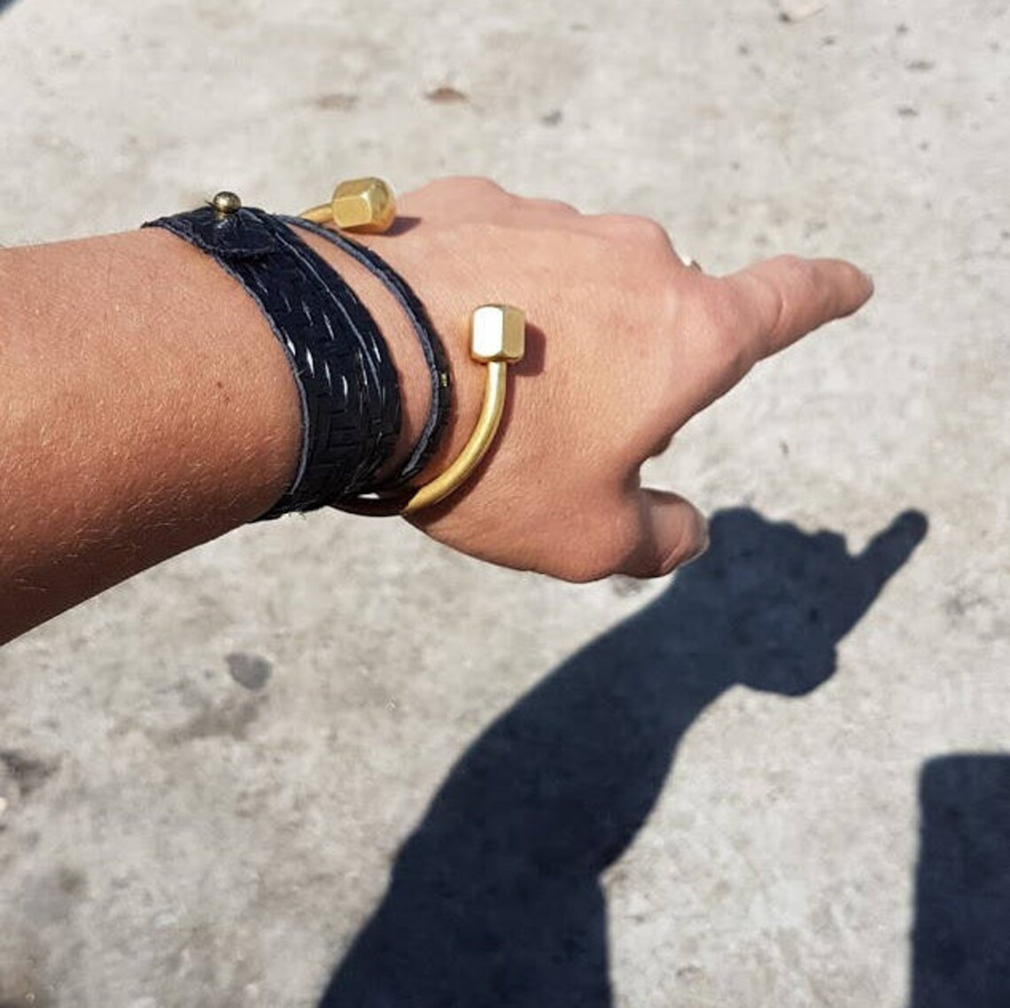 Brass Ring BRACELET Key Holder Gold Key Holder Keys Etsy