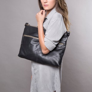 Weiche schwarze Ledertasche Frauen weiche Leder Geldbörse SALE Oversize Clutch Leder Schultertasche Crossbody Tasche Frauen Messenger große Leder Geldbörse