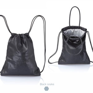 drawstring backpack men