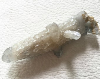Mongolian Quartz Crystal, Natural raw gemstone, healing crystal, home decor