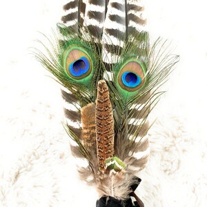 Feather smudge fan, ceremonial fan, prayer fan, smudging fan, gift for her, gift for him, gifts, home decor