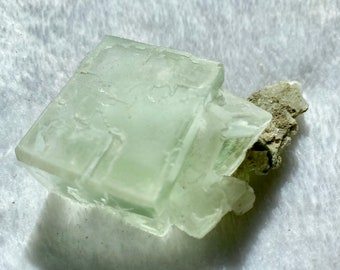 Green Fluorite crystal, natural gemstone, home decor, gift